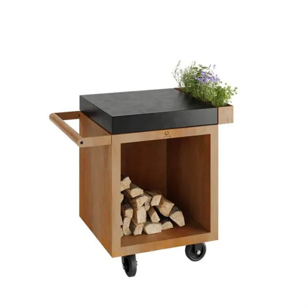 OFYR Mise en Place Table Corten Pro 65 Keramisk Mörkgrå